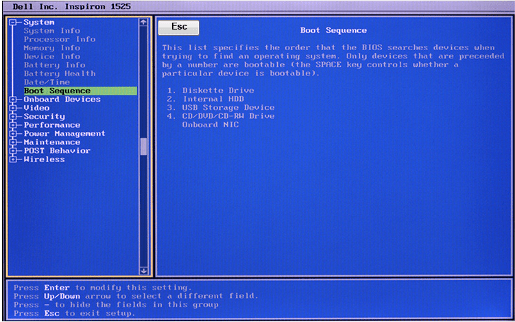 Tasti per Accedere al BIOS e UEFI DELL Tasti per Accedere al BIOS e UEFI DELL