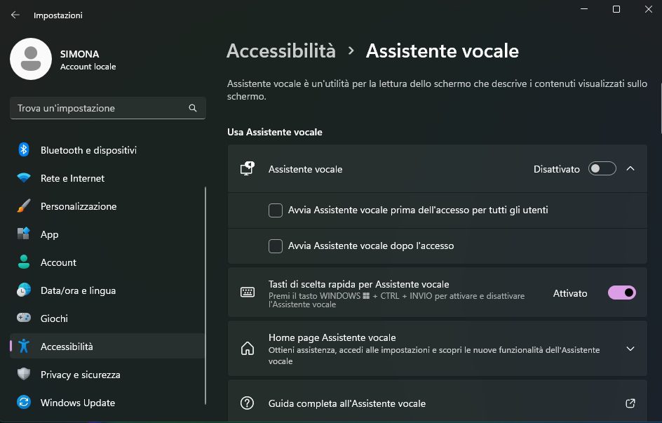Come attivare e usare i Comandi Vocali su Windows 11 VI Come attivare e usare i Comandi Vocali su Windows 11 VI