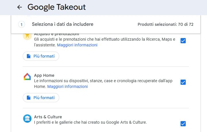 Usare Google Takeout per cambiare indirizzo Gmail senza rischi III Usare Google Takeout per cambiare indirizzo Gmail senza rischi III
