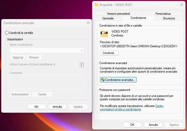 Come collegare più PC Windows 11 in rete V Come collegare più PC Windows 11 in rete V