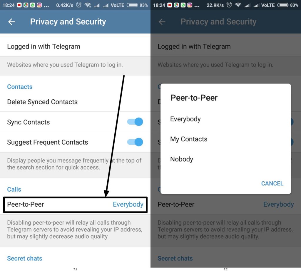 Telegram invisibile ecco come oscurare il tuo numero a tutti V Telegram invisibile ecco come oscurare il tuo numero a tutti V